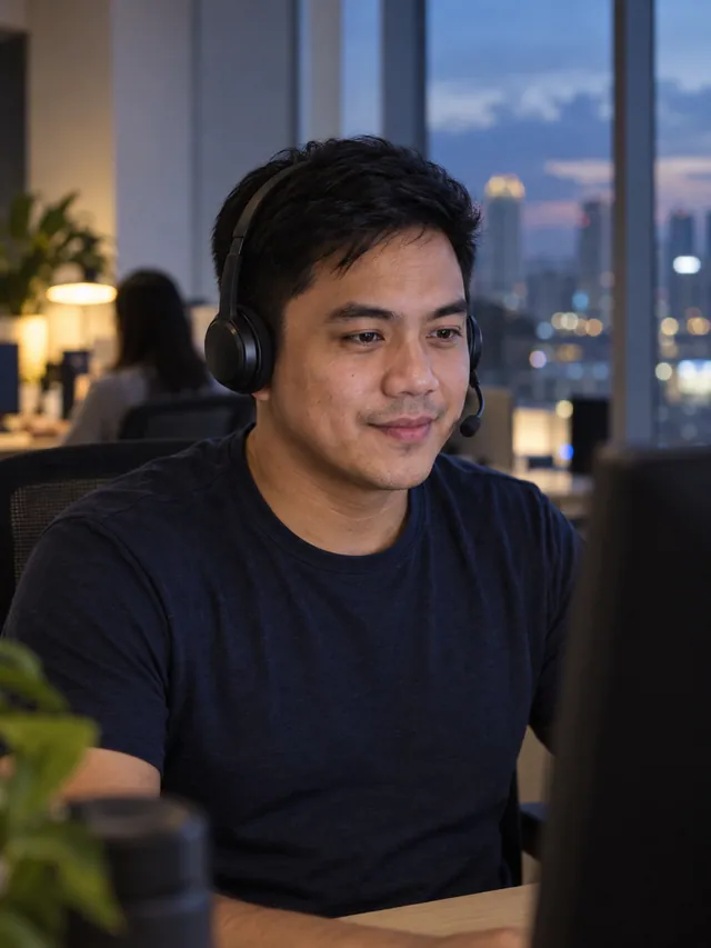 Joel Abellana at the Cebu studio